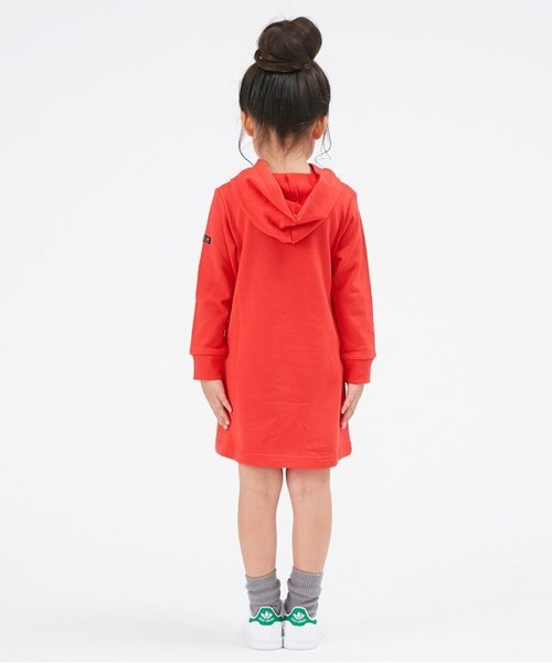 BREEZE（ブリーズ）の「ネット限定パーカーワンピース（ワンピース・キッズ・グレー/カーキ/レッド・95/140/100/110/80/130/120/90）」の5枚目の写真