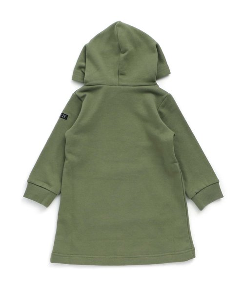 BREEZE（ブリーズ）の「ネット限定パーカーワンピース（ワンピース・キッズ・グレー/カーキ/レッド・95/140/100/110/80/130/120/90）」の11枚目の写真