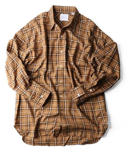 FREAK'S STORE(フリークスストア)の「ビエラビッグチェックシャツ(シャツ/ブラウス)」|ベージュ