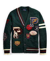 POLO RALPH LAUREN | ウール レターマン カーディガン(カーディガン/ボレロ)