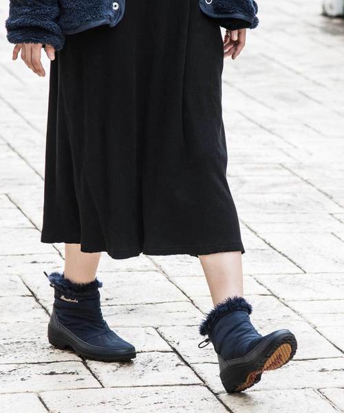 Minnetonka ミネトンカ Emc Retail Retail Store 別注アイテム 撥水加工 撥水加工 ナイロンスノーブーツ Emc Mt9901 ブランド別注 ブーツ Minnetonka ミネトンカ のファッション