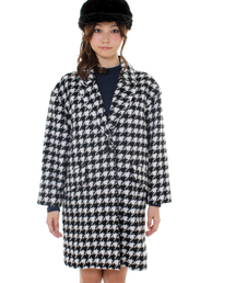 WEGO | WEGO/千鳥柄チェスターコート(ステンカラーコート)