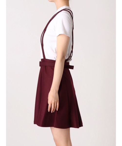dazzlin（ダズリン）の「サス付フレアスカート（スカート・レディース・ブラック/ベージュ/ボルドー・SMALL/MEDIUM）」の11枚目の写真