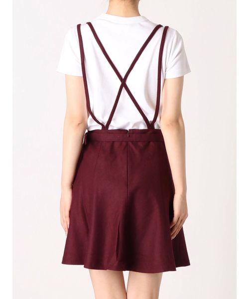 dazzlin（ダズリン）の「サス付フレアスカート（スカート・レディース・ブラック/ベージュ/ボルドー・SMALL/MEDIUM）」の10枚目の写真