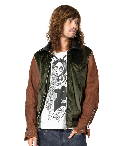 glamb マフボンバージャケット　サイズ2 予約商品】チェンソーマンxglamb(グラム) Bomb Bomber Jacket / ボム