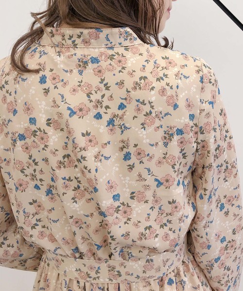 one after another NICE CLAUP（ワンアフターアナザーナイスクラップ）の「【ZOZO限定】スタンドカラーティアードロングワンピース（ワンピース・レディース・ブラック系その他/ブラウン系その他/ベージュ系その他/その他/モカ・FREE）」の12枚目の写真