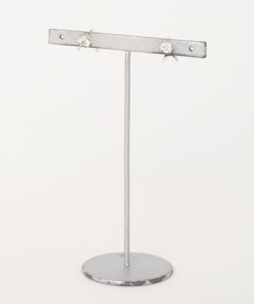 TONE SELECT GOODS(トーンセレクトグッズ)の「925 SILVER ACC/MINIスターブロックピアスSV925(OG)(ピアス(両耳用)・レディース・シルバー・FREE)」の2枚目の写真