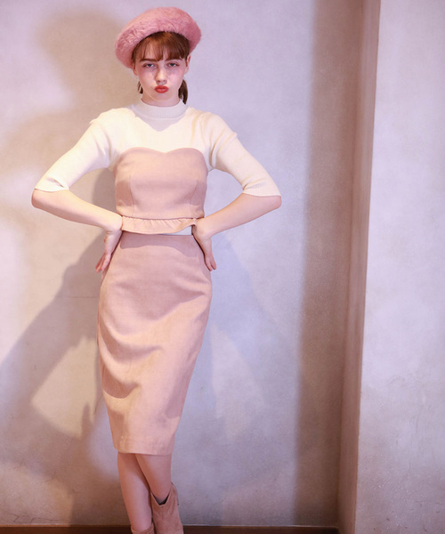 【セール】スウェードタッチタイトスカート（スカート）｜lissi Boutique（リージーブティック）