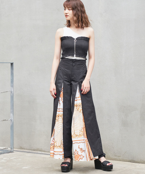 Barak バラク の ビスチェ付きワイドパンツ その他パンツ Wear