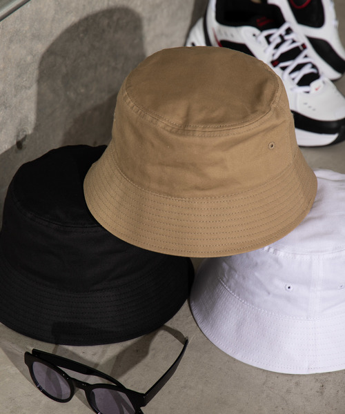 WEGO（ウィゴー）の「WEGO/プレーンバケットハット（ハット・メンズ・ホワイト/ブラック/ベージュ・FREE）」の4枚目の写真