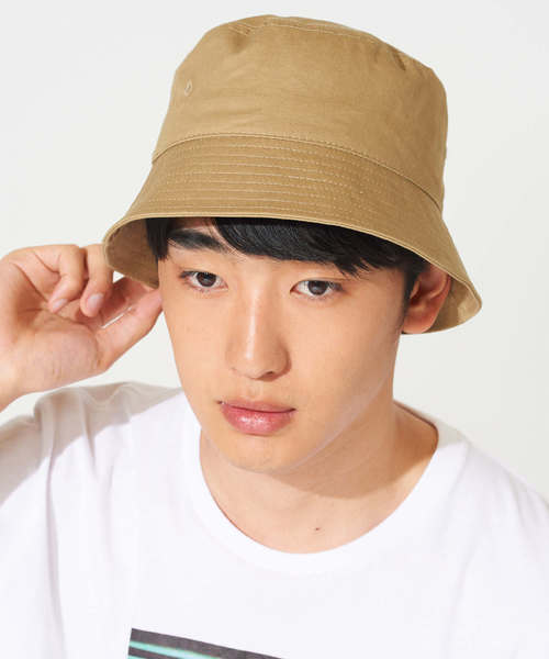 WEGO（ウィゴー）の「WEGO/プレーンバケットハット（ハット・メンズ・ホワイト/ブラック/ベージュ・FREE）」の7枚目の写真