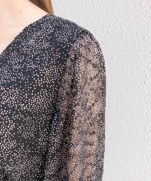 kaene（カエン）の「シフォンジャガードオールインワン（ドレス）」 - WEAR
