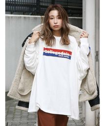 Ungrid | CollegedaleロゴロングスリーブTee(Tシャツ/カットソー)