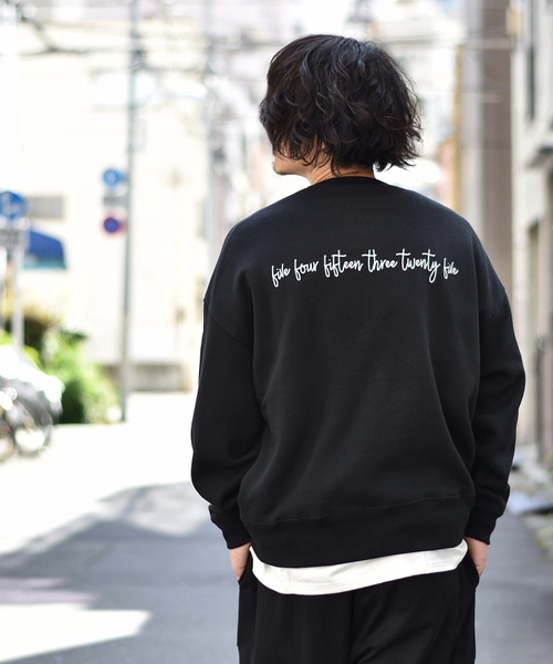 JACKROSE（ジャックローズ）の「WEARISTA Deco×JACKROSE　 5415325リバースロゴBIGシルエットスウェット（スウェット・メンズ・ホワイト/ブラック/グレー・M/L）」の9枚目の写真