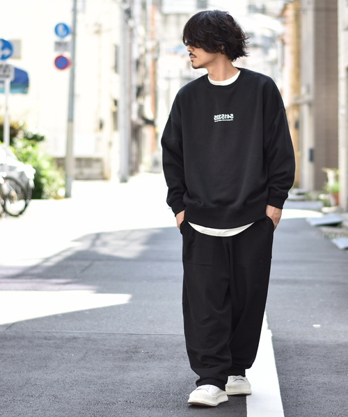 JACKROSE（ジャックローズ）の「WEARISTA Deco×JACKROSE　 5415325リバースロゴBIGシルエットスウェット（スウェット・メンズ・ホワイト/ブラック/グレー・M/L）」の10枚目の写真