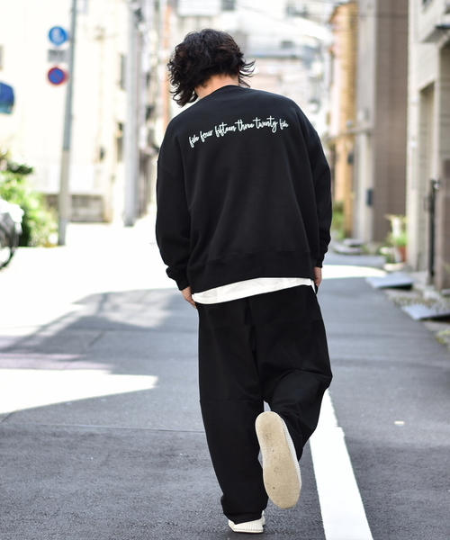 JACKROSE（ジャックローズ）の「WEARISTA Deco×JACKROSE　 5415325リバースロゴBIGシルエットスウェット（スウェット・メンズ・ホワイト/ブラック/グレー・M/L）」の11枚目の写真