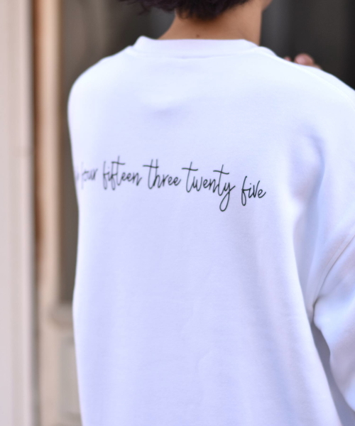 JACKROSE（ジャックローズ）の「WEARISTA Deco×JACKROSE　 5415325リバースロゴBIGシルエットスウェット（スウェット・メンズ・ホワイト/ブラック/グレー・M/L）」の5枚目の写真