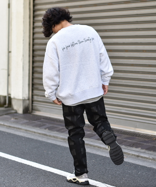 JACKROSE（ジャックローズ）の「WEARISTA Deco×JACKROSE　 5415325リバースロゴBIGシルエットスウェット（スウェット・メンズ・ホワイト/ブラック/グレー・M/L）」の14枚目の写真