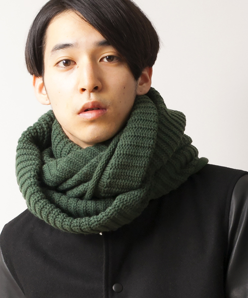 WEGO（ウィゴー）の「WEGO/プレーンボリュームスヌード（ストール/ショール・メンズ・ホワイト/ブラック/グレー/グリーン/ネイビー/マスタード/ワイン・FREE）」の5枚目の写真