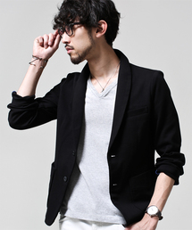 NANO universe | コットンミラノリブラペルJK(テーラードジャケット)