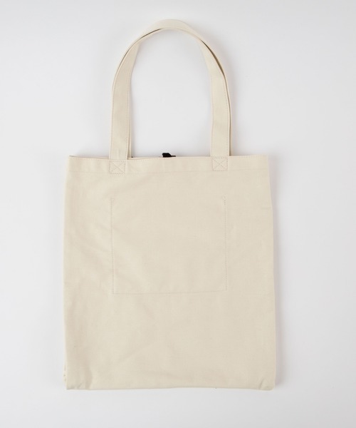 WEGO（ウィゴー）の「WEGO/キャンバスレタリングロゴトートバッグ（トートバッグ・レディース・ホワイト系その他・FREE）」の6枚目の写真