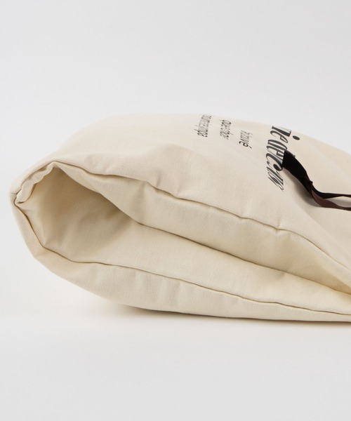 WEGO（ウィゴー）の「WEGO/キャンバスレタリングロゴトートバッグ（トートバッグ・レディース・ホワイト系その他・FREE）」の3枚目の写真