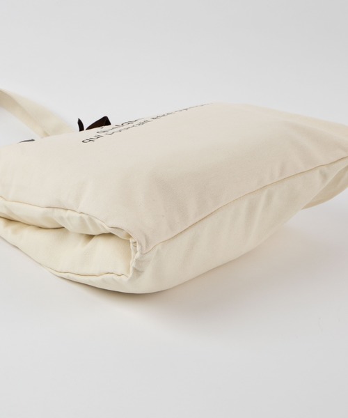 WEGO（ウィゴー）の「WEGO/キャンバスレタリングロゴトートバッグ（トートバッグ・レディース・ホワイト系その他・FREE）」の7枚目の写真