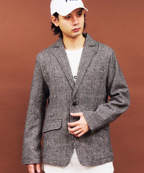 8(eight)(エイト)の「メルトン生地テーラードジャケット(テーラードジャケット・メンズ・チャコールグレー/ブラック/ネイビー/その他1/その他2/ライトベージュ・MEDIUM/LARGE/X-LARGE)」の6枚目の写真