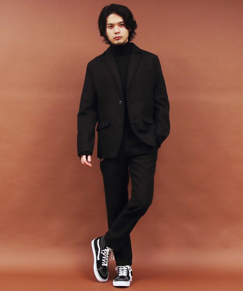 8(eight)(エイト)の「メルトン生地テーラードジャケット(テーラードジャケット・メンズ・チャコールグレー/ブラック/ネイビー/その他1/その他2/ライトベージュ・MEDIUM/LARGE/X-LARGE)」の15枚目の写真