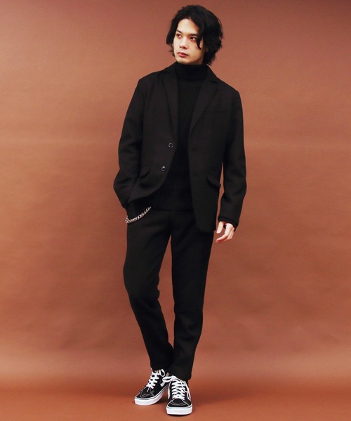 8(eight)(エイト)の「メルトン生地テーラードジャケット(テーラードジャケット・メンズ・チャコールグレー/ブラック/ネイビー/その他1/その他2/ライトベージュ・MEDIUM/LARGE/X-LARGE)」の7枚目の写真