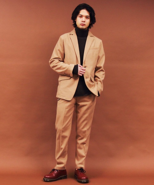 8(eight)(エイト)の「メルトン生地テーラードジャケット(テーラードジャケット・メンズ・チャコールグレー/ブラック/ネイビー/その他1/その他2/ライトベージュ・MEDIUM/LARGE/X-LARGE)」の19枚目の写真