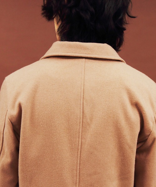 8(eight)(エイト)の「メルトン生地テーラードジャケット(テーラードジャケット・メンズ・チャコールグレー/ブラック/ネイビー/その他1/その他2/ライトベージュ・MEDIUM/LARGE/X-LARGE)」の13枚目の写真