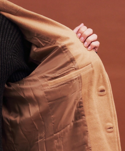 8(eight)(エイト)の「メルトン生地テーラードジャケット(テーラードジャケット・メンズ・チャコールグレー/ブラック/ネイビー/その他1/その他2/ライトベージュ・MEDIUM/LARGE/X-LARGE)」の10枚目の写真