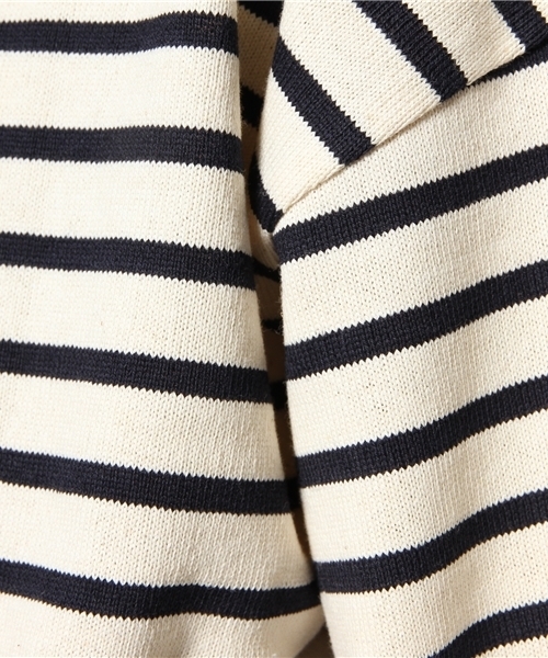 And A（アンドエー）の「French BIG L/S T (LABRAT)（Tシャツ/カットソー・メンズ・ホワイト/ネイビー・SMALL/MEDIUM）」の7枚目の写真