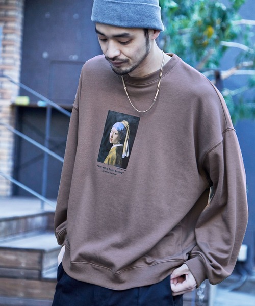 MONO-MART（モノマート）の「別注プリントART ビッグシルエット プルオーバー スウェット（スウェット・メンズ・ホワイト系その他/ブラック系その他/ブラウン系その他/ベージュ系その他/グリーン系その他/ホワイト系その他2/ホワイト系その他3/ブラック系その他2/ブラック系その他3/ブラウン系その他2/ブラウン系その他3/ベージュ系その他2/ベージュ系その他3/ベージュ系その他4/ベージュ系その他5/ベージュ系その他6/グリーン系その他2/グリーン系その他3/ベージュ系その他7/アッシュブラウン/その他1/ブラック系その他4/ブラック系その他6/その他/グリーン系その他4/グリーン系その他6/その他2/その他4/その他5/その他3/ホワイト系その他4/ホワイト系その他6/ブラウン系その他6/ホワイト系その他5/グリーン系その他5/グリーン系その他7/ブラウン系その他5/ブラウン系その他7/その他9/その他7/ブラウン系その他4/その他6/グレイッシュベージュ/その他8/ブラック系その他5・S/M/L/XL）」の14枚目の写真