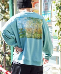 別注プリントART ビッグシルエット プルオーバー スウェット