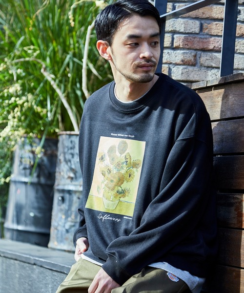 MONO-MART（モノマート）の「別注プリントART ビッグシルエット プルオーバー スウェット（スウェット・メンズ・ホワイト系その他/ブラック系その他/ブラウン系その他/ベージュ系その他/グリーン系その他/ホワイト系その他2/ホワイト系その他3/ブラック系その他2/ブラック系その他3/ブラウン系その他2/ブラウン系その他3/ベージュ系その他2/ベージュ系その他3/ベージュ系その他4/ベージュ系その他5/ベージュ系その他6/グリーン系その他2/グリーン系その他3/ベージュ系その他7/アッシュブラウン/その他1/ブラック系その他4/ブラック系その他6/その他/グリーン系その他4/グリーン系その他6/その他2/その他4/その他5/その他3/ホワイト系その他4/ホワイト系その他6/ブラウン系その他6/ホワイト系その他5/グリーン系その他5/グリーン系その他7/ブラウン系その他5/ブラウン系その他7/その他9/その他7/ブラウン系その他4/その他6/グレイッシュベージュ/その他8/ブラック系その他5・S/M/L/XL）」の10枚目の写真