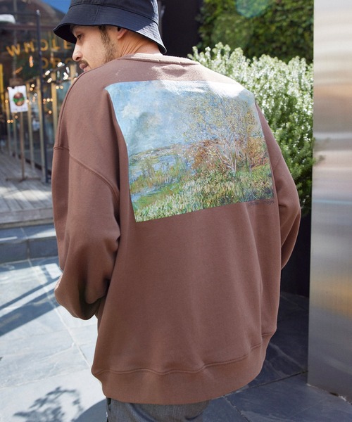 MONO-MART（モノマート）の「別注プリントART ビッグシルエット プルオーバー スウェット（スウェット・メンズ・ホワイト系その他/ブラック系その他/ブラウン系その他/ベージュ系その他/グリーン系その他/ホワイト系その他2/ホワイト系その他3/ブラック系その他2/ブラック系その他3/ブラウン系その他2/ブラウン系その他3/ベージュ系その他2/ベージュ系その他3/ベージュ系その他4/ベージュ系その他5/ベージュ系その他6/グリーン系その他2/グリーン系その他3/ベージュ系その他7/アッシュブラウン/その他1/ブラック系その他4/ブラック系その他6/その他/グリーン系その他4/グリーン系その他6/その他2/その他4/その他5/その他3/ホワイト系その他4/ホワイト系その他6/ブラウン系その他6/ホワイト系その他5/グリーン系その他5/グリーン系その他7/ブラウン系その他5/ブラウン系その他7/その他9/その他7/ブラウン系その他4/その他6/グレイッシュベージュ/その他8/ブラック系その他5・S/M/L/XL）」の19枚目の写真