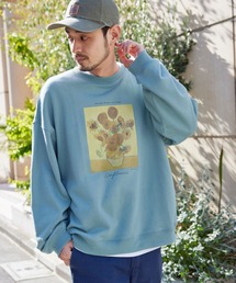 別注プリントART ビッグシルエット プルオーバー スウェット