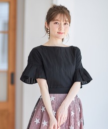 tocco closet | 前後２WAY袖口フレアコットントップス(シャツ/ブラウス)