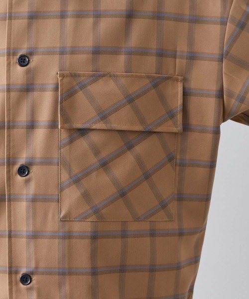 JUNRED（ジュンレッド）の「ミドルスリーブチェックＣＰＯ（シャツ/ブラウス・メンズ・ベージュ/ネイビー・S/M/L）」の18枚目の写真