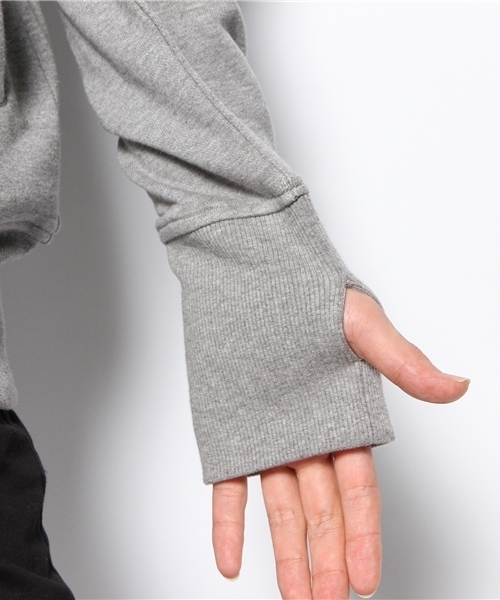 Lui's（ルイス）の「Lui's ハイネックパーカー(NEW)（パーカー・メンズ・グレー/ブラック/ベージュ/パープル・MEDIUM/SMALL）」の12枚目の写真