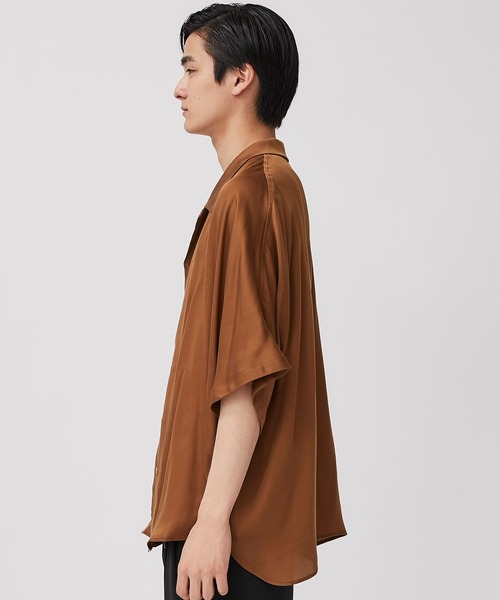 STUDIOUS SELECT（ステュディオスセレクト）の「【superNova】ショートスリーブドルマンシャツ（シャツ/ブラウス・メンズ・ブラウン・S/M）」の5枚目の写真