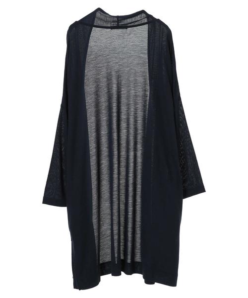 AMERICAN HOLIC（アメリカンホリック）の「UV加工ニュアンスカーディガン 〇 ＊（カーディガン/ボレロ・レディース・オートミール/ブラック/サックスブルー/ネイビー・FREE）」の20枚目の写真