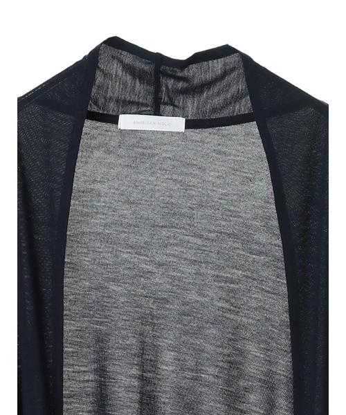 AMERICAN HOLIC（アメリカンホリック）の「UV加工ニュアンスカーディガン 〇 ＊（カーディガン/ボレロ・レディース・オートミール/ブラック/サックスブルー/ネイビー・FREE）」の19枚目の写真