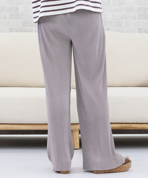 PairPair（ペアペア）の「セルフカットプリーツパンツ（その他パンツ・レディース・ブラック/ラベンダー/ライトベージュ・FREE）」の13枚目の写真