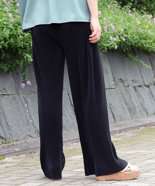 PairPair（ペアペア）の「セルフカットプリーツパンツ（その他パンツ・レディース・ブラック/ラベンダー/ライトベージュ・FREE）」の18枚目の写真