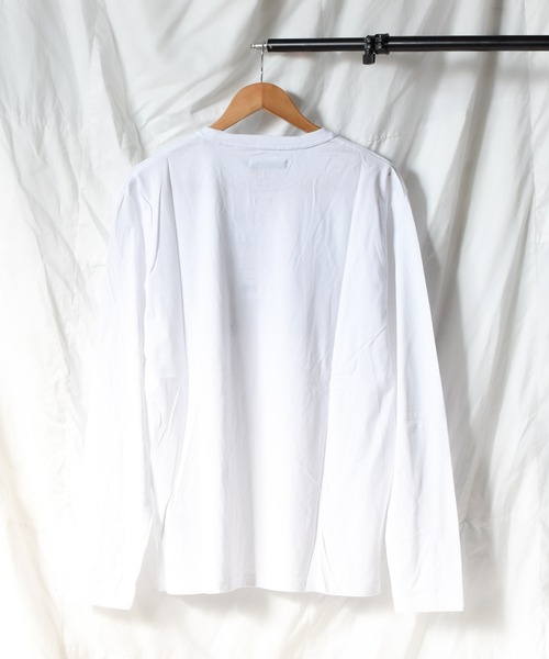 SY32 by SWEET YEARS（エスワイサーティトゥバイスィートイヤーズ）の「【73】【it】【SY32 by SWEET YEARS】BOXLOG L/S TEE（Tシャツ/カットソー・レディース・ホワイト×ホワイト/ブラック×ホワイト/ブラック×ブラック/ホワイト系その他/ホワイト×ブラック/ホワイト×レッド・SMALL/MEDIUM/LARGE/X-LARGE/XX-LARGE）」の10枚目の写真