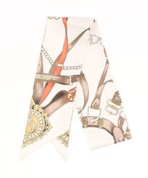 AMERICAN HOLIC | ベルト柄剣先スカーフ　＊(ストール/ショール)