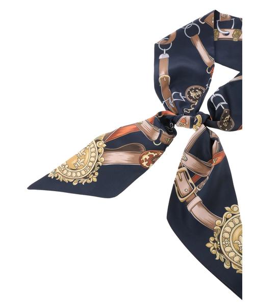 AMERICAN HOLIC（アメリカンホリック）の「ベルト柄剣先スカーフ　＊（ストール/ショール・レディース・ネイビー/ボルドー/カーキ/ホワイト・FREE）」の8枚目の写真